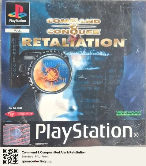 Command & Conquer: Red Alert: Retaliation PlayStation, PAL box front