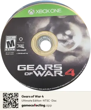 Gears of War 4 Xbox One, NTSC disc