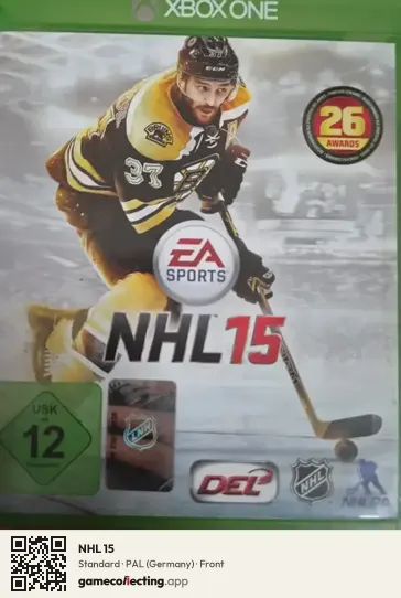 NHL 15 Xbox One, Germany box front