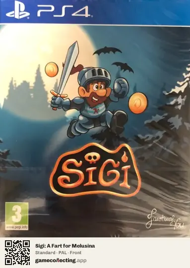 Sigi: A Fart for Melusina PlayStation 4, PAL box front