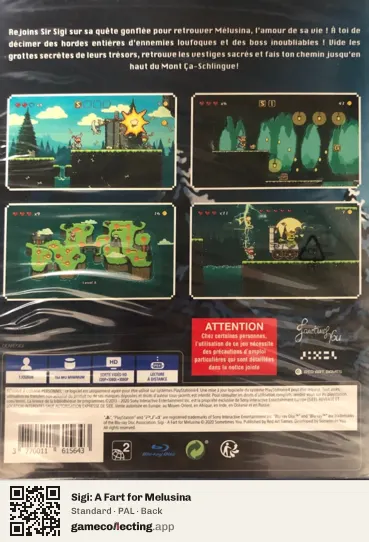 Sigi: A Fart for Melusina PlayStation 4, PAL box back