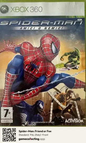 Spider-Man: Friend or Foe Xbox 360, Italy box front