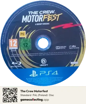 The Crew Motorfest PlayStation 4, PAL disc