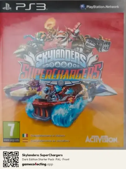 Skylanders: SuperChargers PlayStation 3, PAL box front