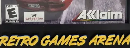 Burnout, the ESRB box on its front