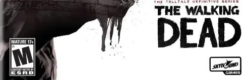 The Walking Dead: The Telltale Definitive Series, the ESRB box on its front