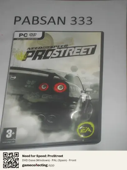 Need for Speed: ProStreet Computer, Spain box front