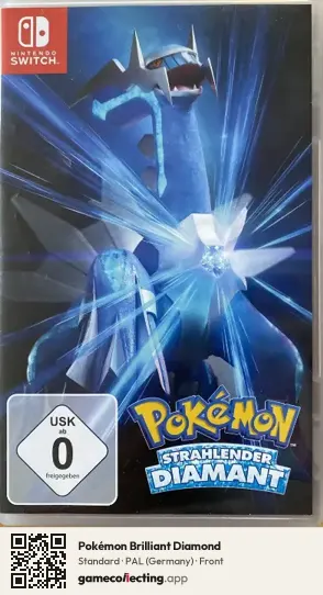 Pokémon Brilliant Diamond Nintendo Switch, Germany box front
