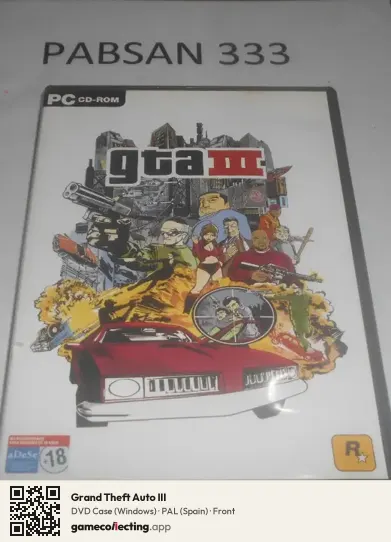 Grand Theft Auto III Computer, Spain box front
