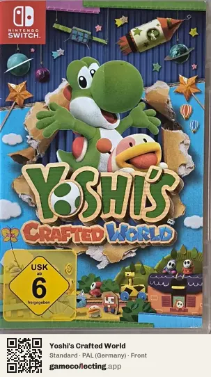 Yoshi's Crafted World Nintendo Switch, Germany box front
