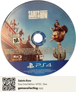 Saints Row PlayStation 4, NTSC disc
