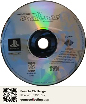 Porsche Challenge PlayStation, NTSC disc
