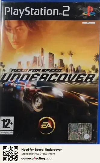 Need for Speed: Undercover PlayStation 2, Italy box front