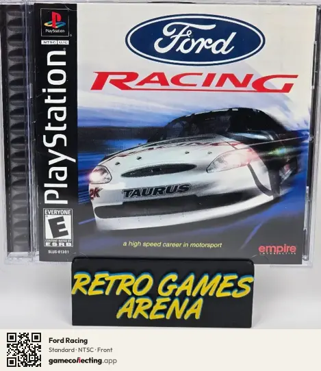 Ford Racing PlayStation, NTSC box front