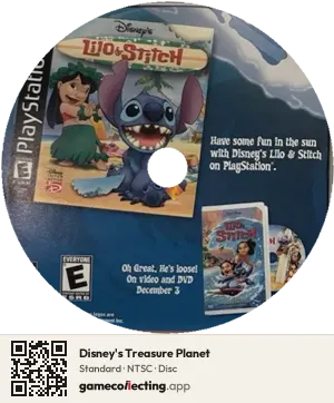 Disney's Treasure Planet PlayStation, NTSC disc