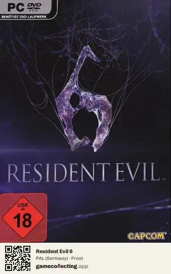 Resident Evil 6 Computer, Germany box front