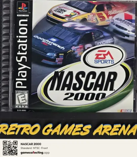 NASCAR 2000 PlayStation, NTSC box front