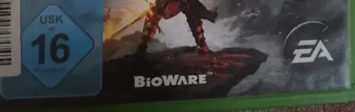 Dragon Age: Inquisition, the USK square on its front