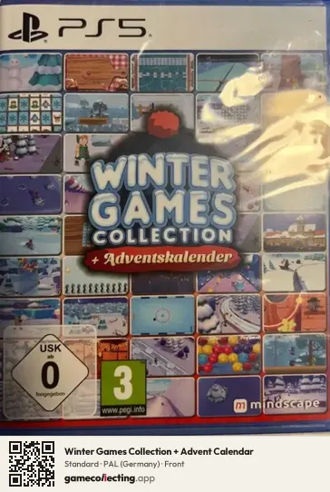 Winter Games Collection + Advent Calendar PlayStation 5, Germany box front