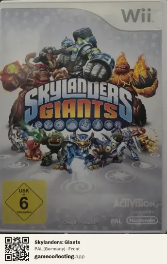 Skylanders: Giants Nintendo Wii, Germany box front