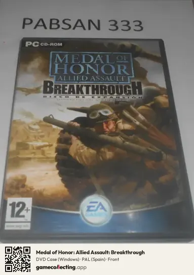 Medal of Honor: Allied Assault: Breakthrough Computer, Spain box front