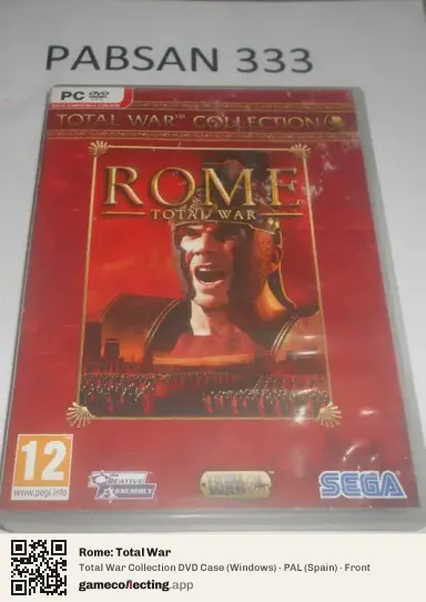 Rome: Total War Computer, Spain box front