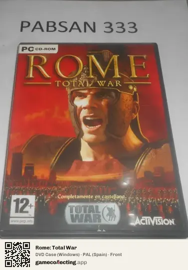 Rome: Total War Computer, Spain box front