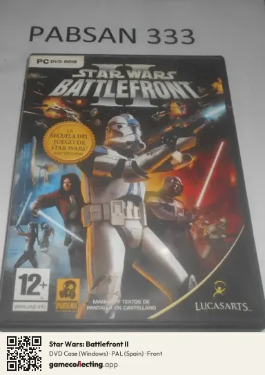 Star Wars: Battlefront II Computer, Spain box front