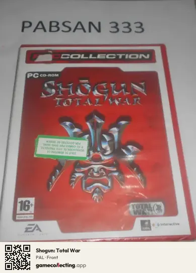 Shogun: Total War Computer, PAL box front