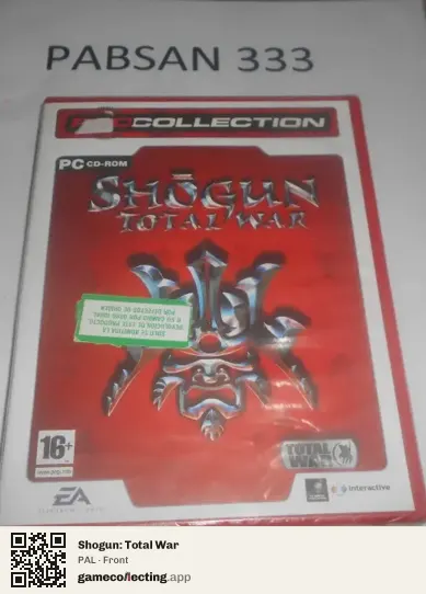 Shogun: Total War Computer, PAL box front