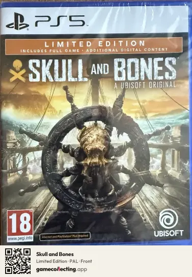Skull and Bones PlayStation 5, PAL box front