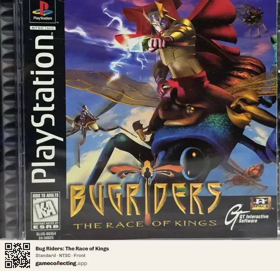 Bug Riders: The Race of Kings PlayStation, NTSC box front