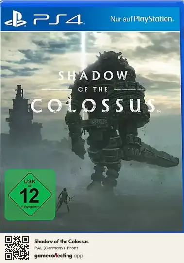 Shadow of the Colossus PlayStation 4, Germany box front