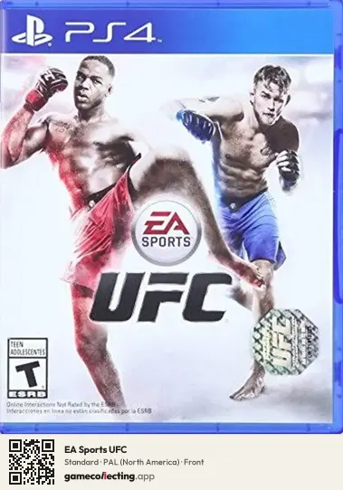 EA Sports UFC PlayStation 4, North America box front
