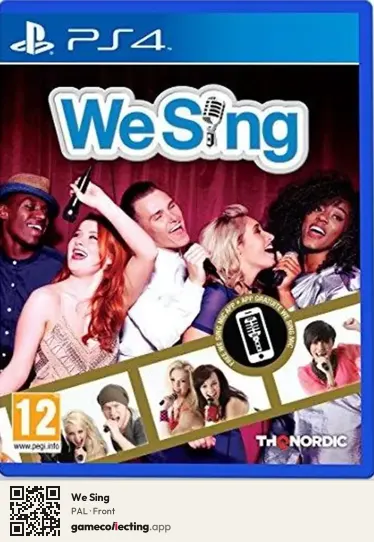 We Sing PlayStation 4, PAL box front