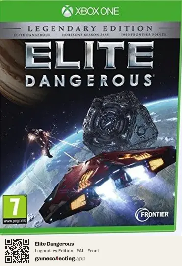 Elite Dangerous Xbox One, PAL box front