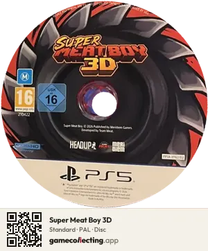 Super Meat Boy 3D PlayStation 5, PAL disc