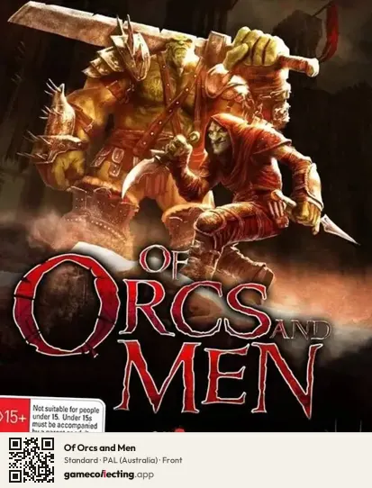 Of Orcs and Men PlayStation 3, Australia box front
