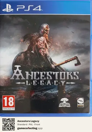 Ancestors Legacy PlayStation 4, PAL box front