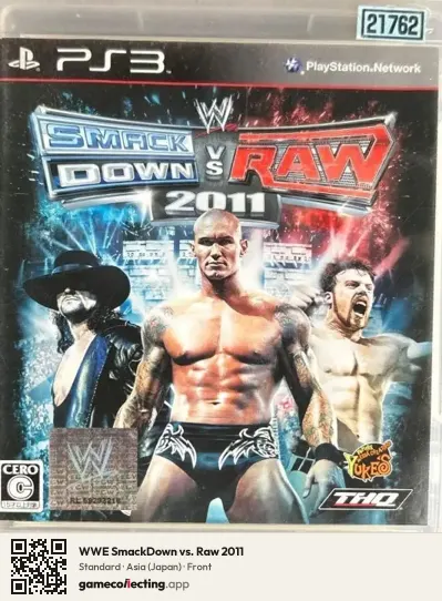 WWE SmackDown vs. Raw 2011 PlayStation 3, Asia box front