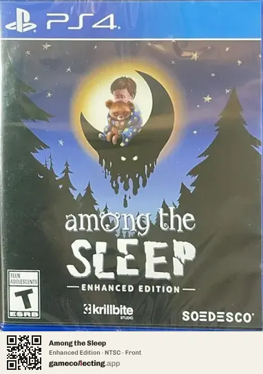 Among the Sleep PlayStation 4, NTSC box front