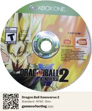 Dragon Ball Xenoverse 2 Xbox One, NTSC disc