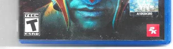 WWE 2K22, the ESRB box on its front