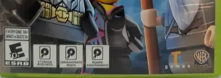 LEGO Dimensions, the ESRB box on its front