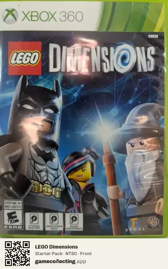 LEGO Dimensions Xbox 360, NTSC box front