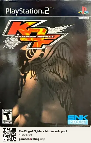 The King of Fighters: Maximum Impact PlayStation 2, NTSC box front