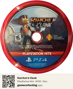 Ratchet & Clank PlayStation 4, NTSC disc