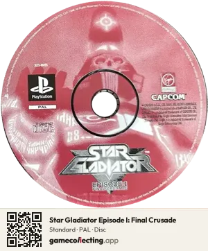 Star Gladiator Episode I: Final Crusade PlayStation, PAL disc