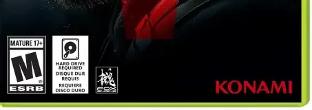 Metal Gear Solid V: The Phantom Pain, the ESRB box on its front