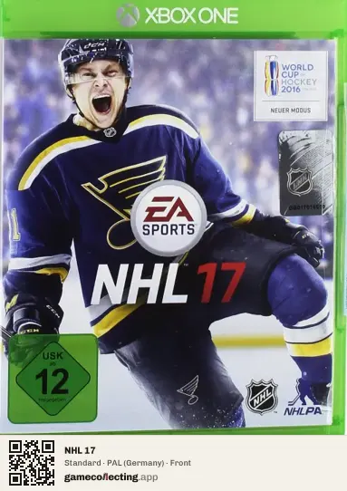 NHL 17 Xbox One, Germany box front